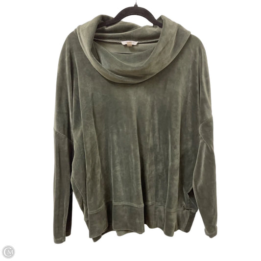 Sweater By Cable And Gauge In Green, Size: 1x