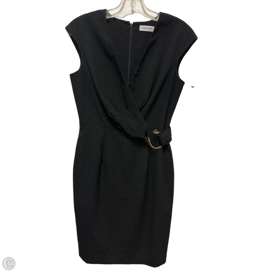 Dress Work By Calvin Klein In Black, Size: S