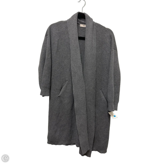 Sweater Cardigan By Mng In Grey, Size: S