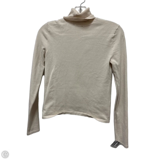 Top Long Sleeve By Babaton In Cream, Size: S