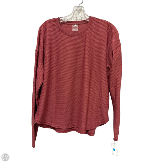 Athletic Sweatshirt Crewneck By Calia In Red, Size: L