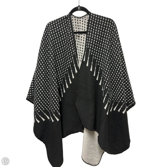 Shawl By Clothes Mentor In Black, Size: Osfm