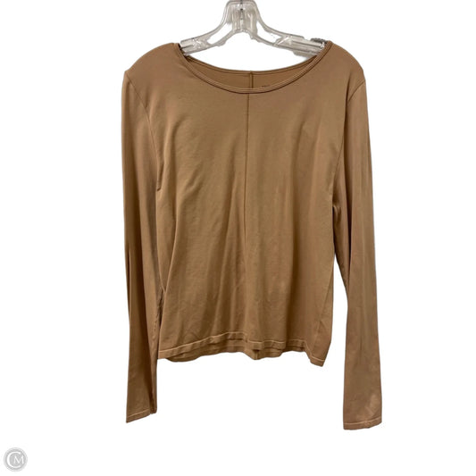 Top Long Sleeve By Good American In Tan, Size: 4x