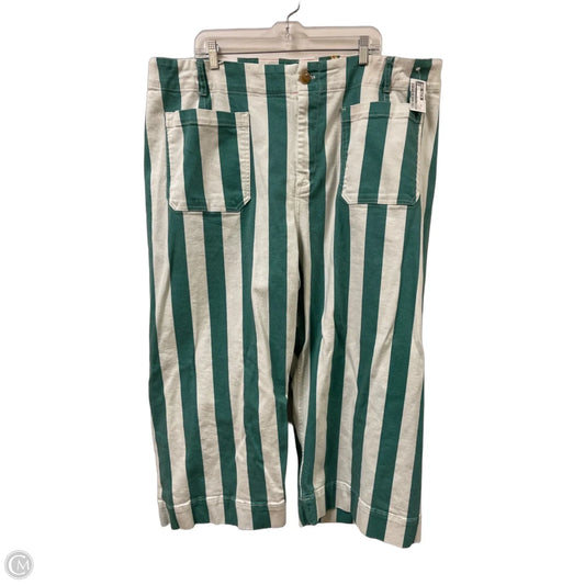 Pants Wide Leg By Maeve In Green, Size: 26