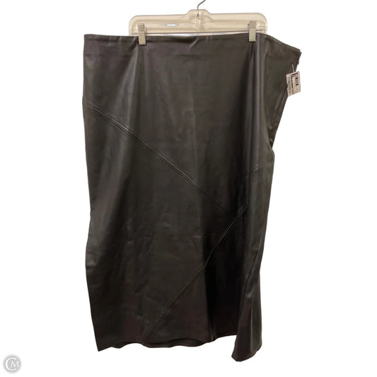 Skirt Maxi By Top Shop In Black, Size: 22