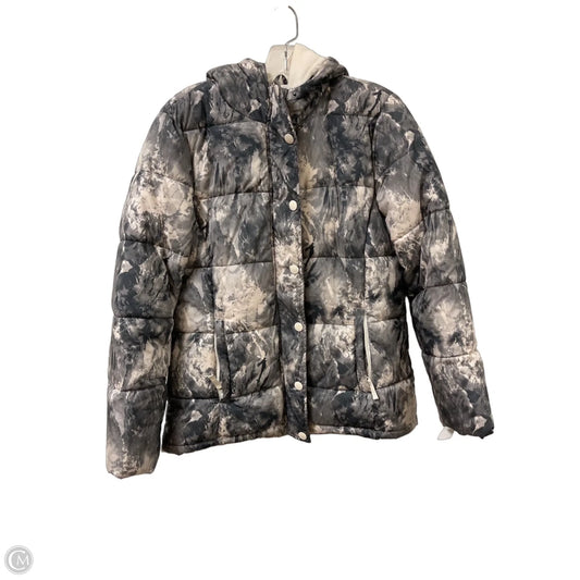 Coat Puffer & Quilted By Amazon Essentials In Grey, Size: M