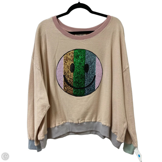 Sweater By Peach Love Cream California In Cream, Size: S