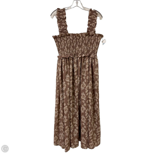 Dress Casual Maxi By Altard State In Brown, Size: L