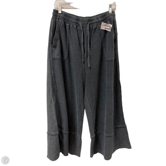 Pants Wide Leg By Easel In Black, Size: 12