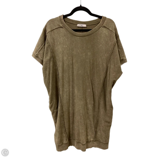 Dress Casual Midi By Zenana In Green, Size: M