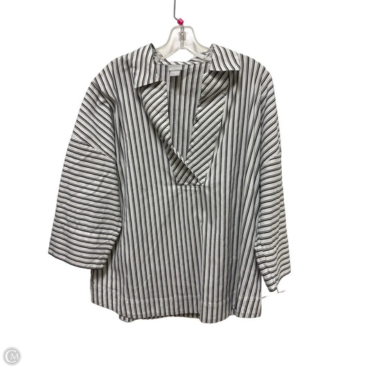 Top Long Sleeve By Chicos In White