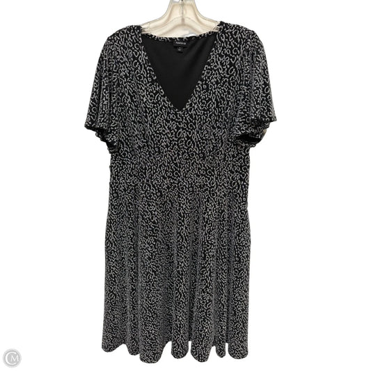 Dress Casual Midi By Torrid In Silver, Size: 1x