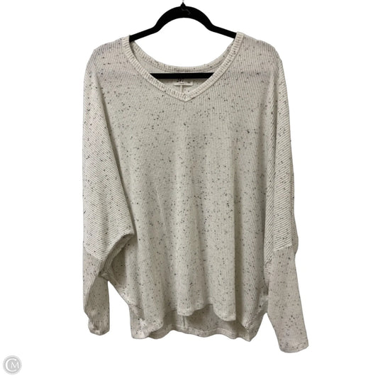 Top Long Sleeve By Maurices In White, Size: L