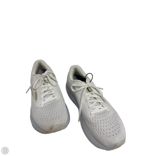 Shoes Athletic By Brooks In White, Size: 9