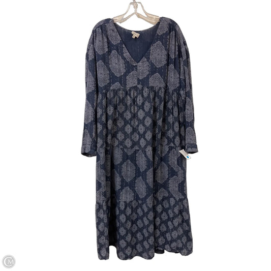Dress Casual Maxi By Wonderly In Blue, Size: L