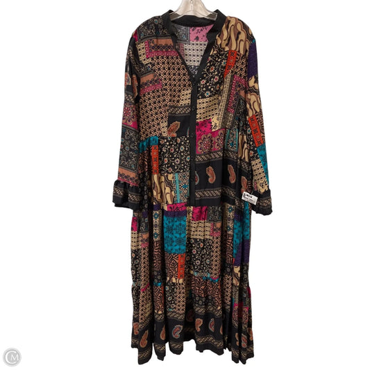 Dress Casual Maxi By Shein In Multi-colored, Size: 2x