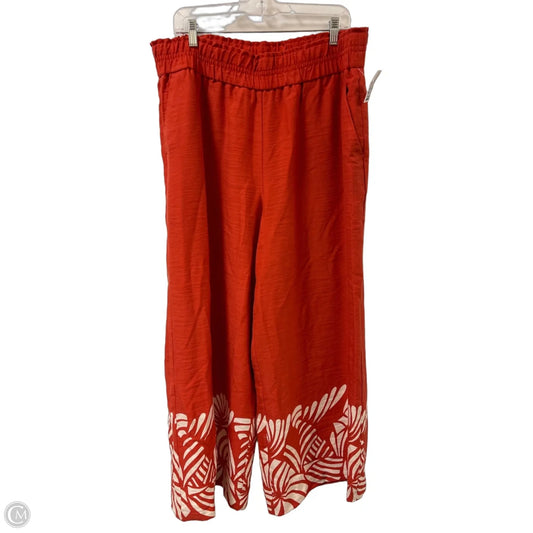 Pants Wide Leg By Nine West In Orange, Size: 16