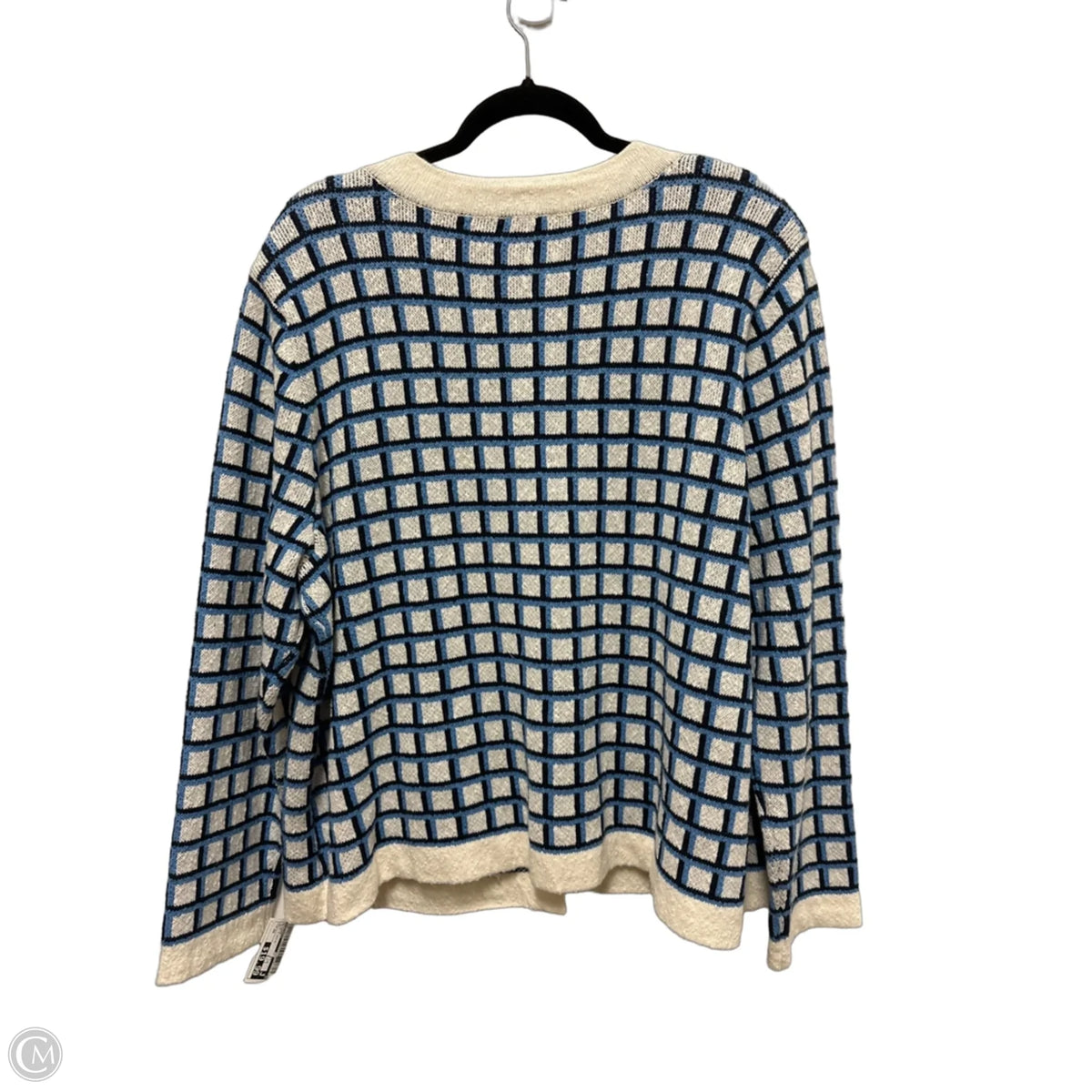 Blazer By Talbots In Blue & White, Size: 2x