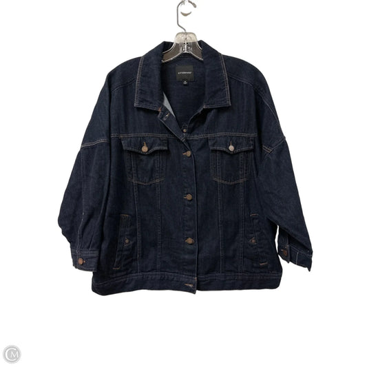 Jacket Denim By Liverpool In Blue Denim, Size: M