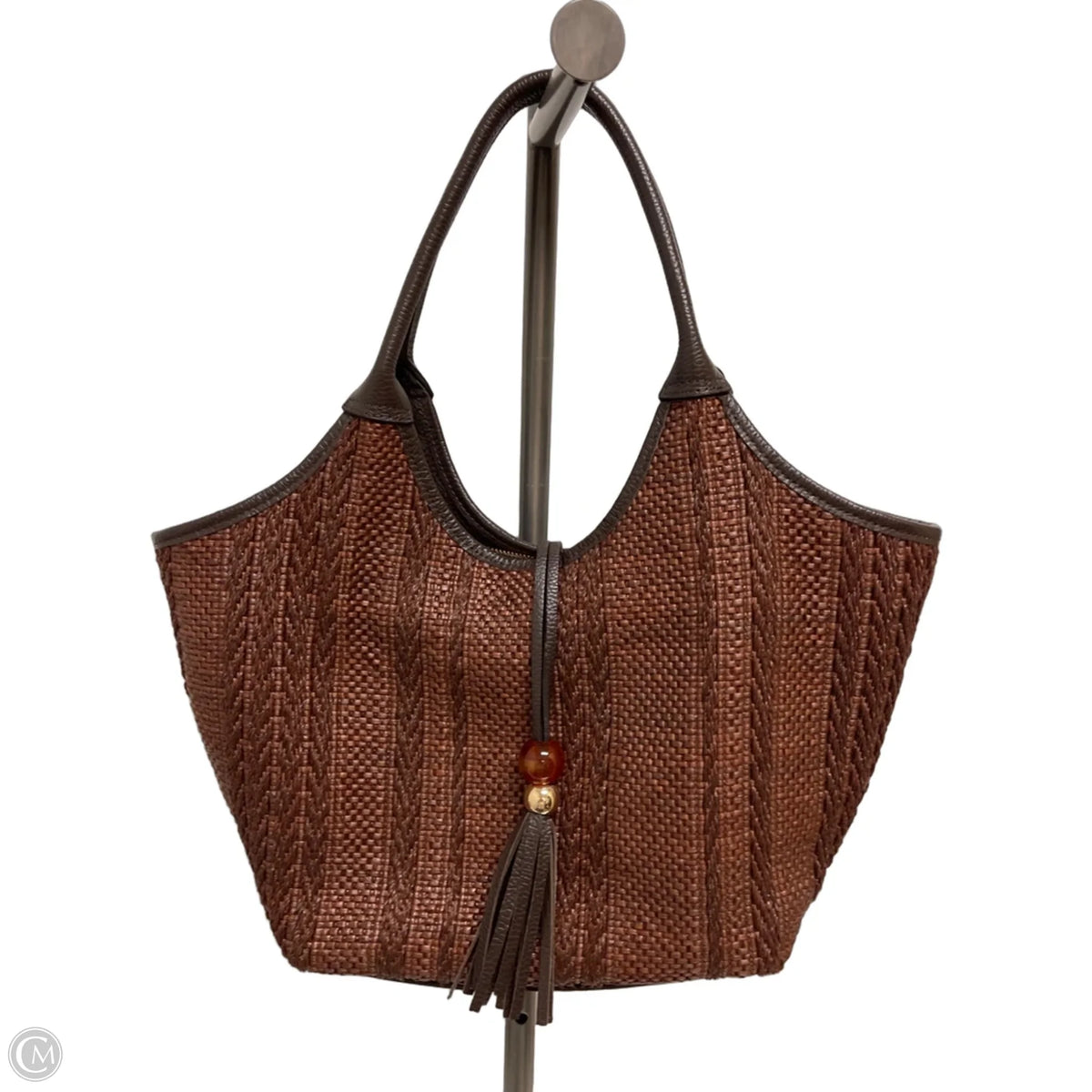 Handbag Leather By Cmc, Size: Large