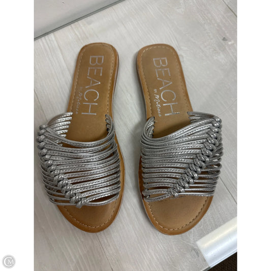 Sandals Flats By Matisse In Silver, Size: 9