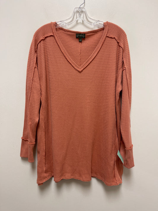 Top Long Sleeve By Wonderly  Size: L