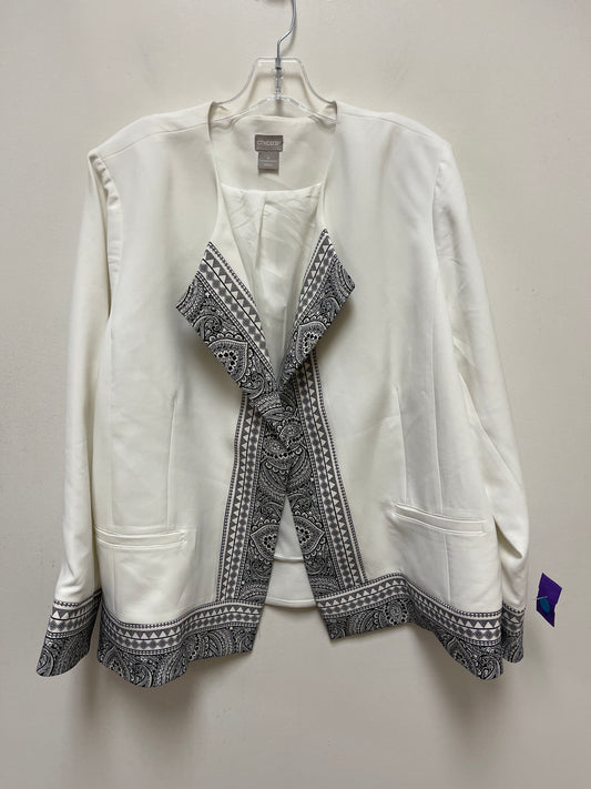 White Blazer Chicos, Size 2x