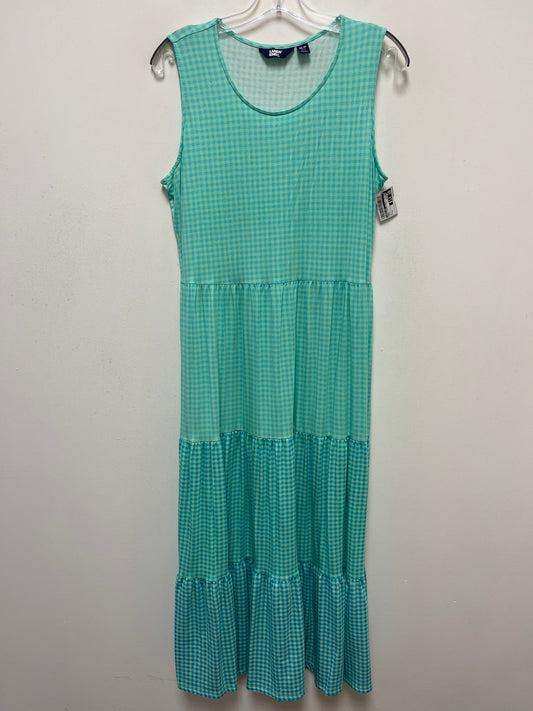 Green Dress Casual Maxi Lands End, Size M