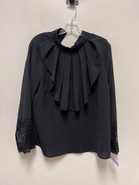 Black Top Long Sleeve Shein, Size 1x