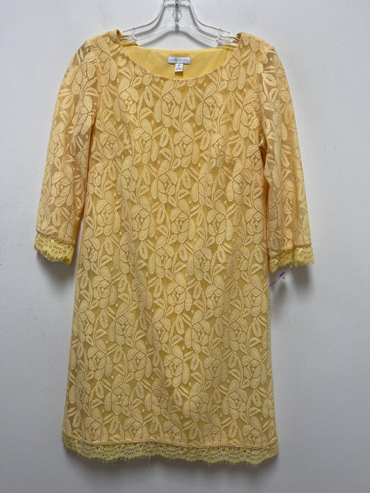 Yellow Dress Casual Short London Times, Size S