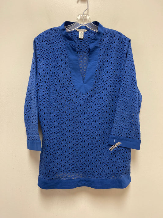 Blue Top Long Sleeve West Bound, Size Xl