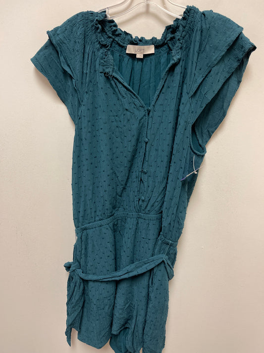 Teal Romper Loft, Size Xl