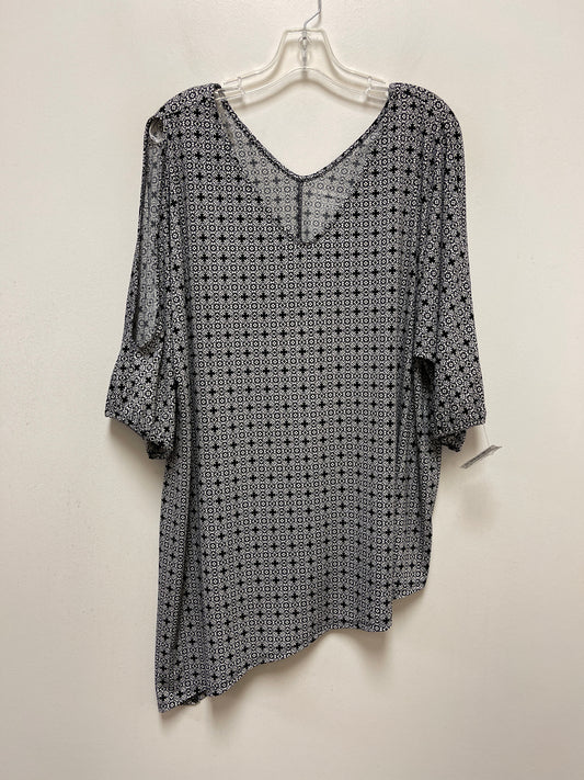 Black Top Short Sleeve Lane Bryant, Size 2x