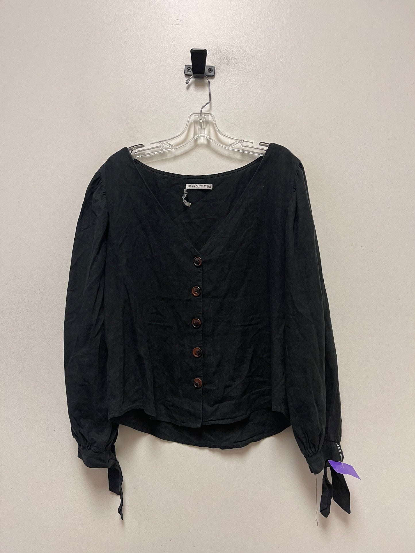 Black Top Long Sleeve Urban Outfitters, Size S