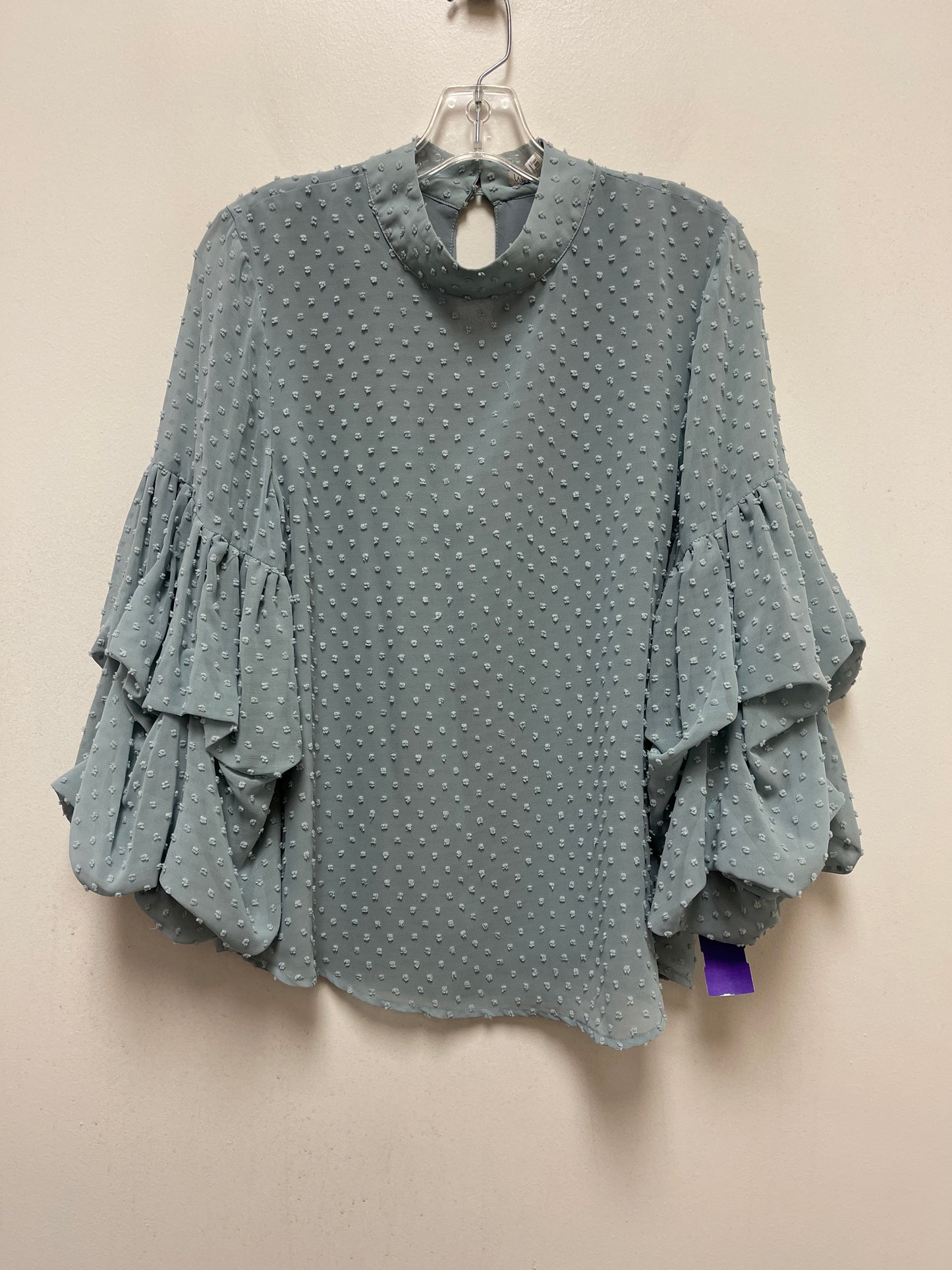 Blue Top Long Sleeve Wishlist, Size S