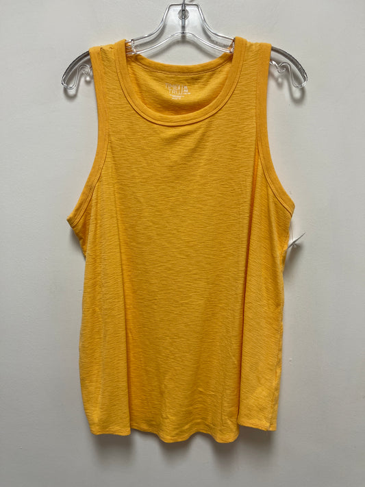 Yellow Tank Top Time And Tru, Size Xl