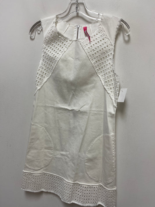 White Dress Casual Short Tracy Reese, Size S