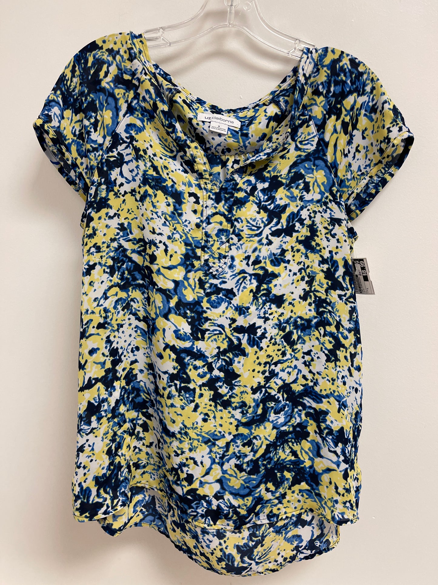 Blue Top Sleeveless Liz Claiborne, Size S