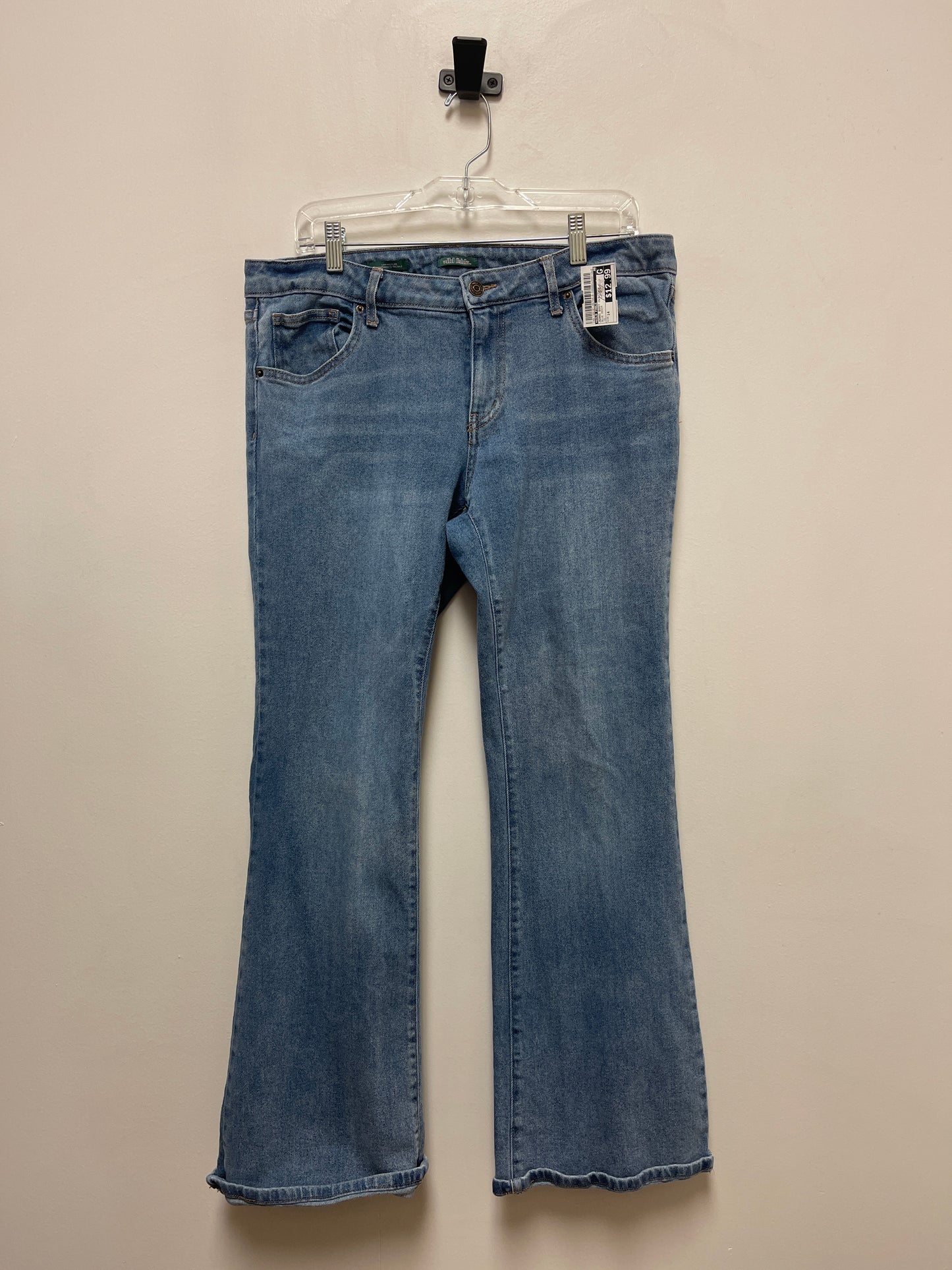 Blue Denim Jeans Boot Cut Wild Fable, Size 14