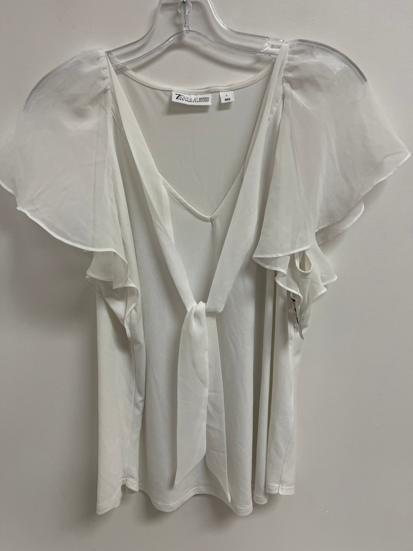 White Top Sleeveless New York And Co, Size L