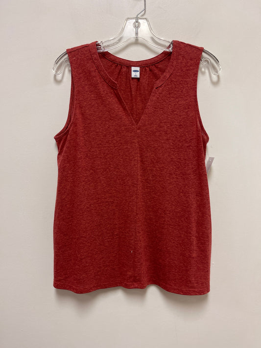 Red Top Sleeveless Old Navy, Size S