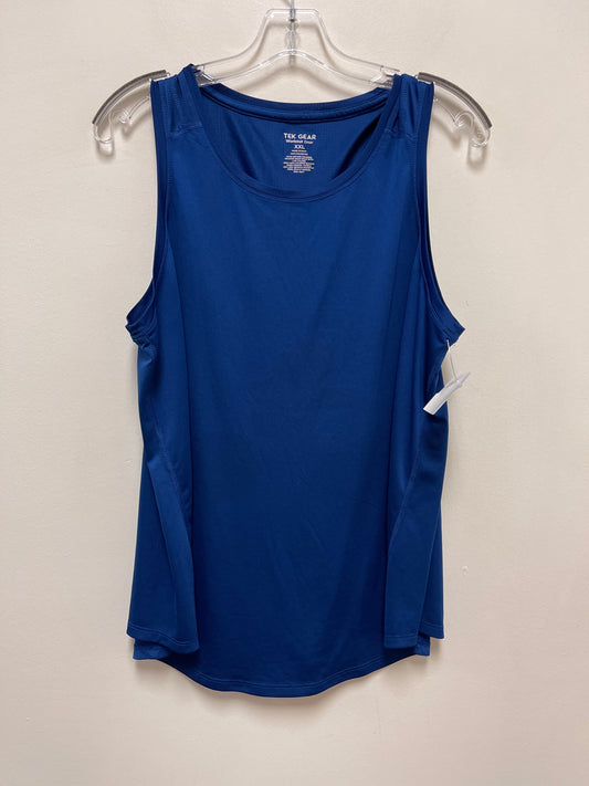 Blue Athletic Tank Top Tek Gear, Size 2x