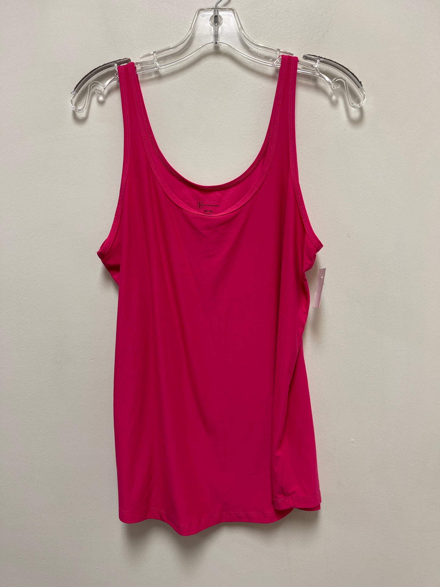 Pink Tank Top No Boundaries, Size 2x