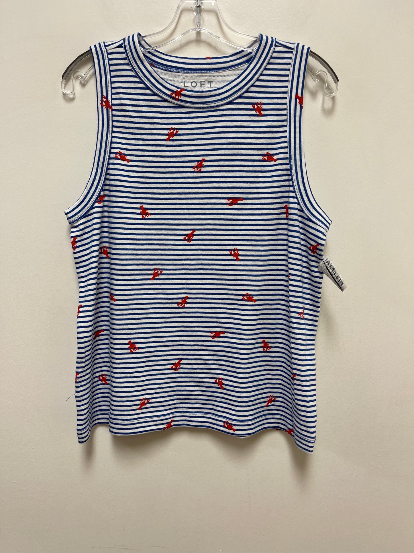 Striped Pattern Tank Top Loft, Size L