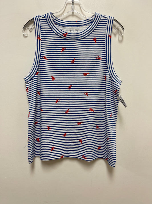 Striped Pattern Tank Top Loft, Size L