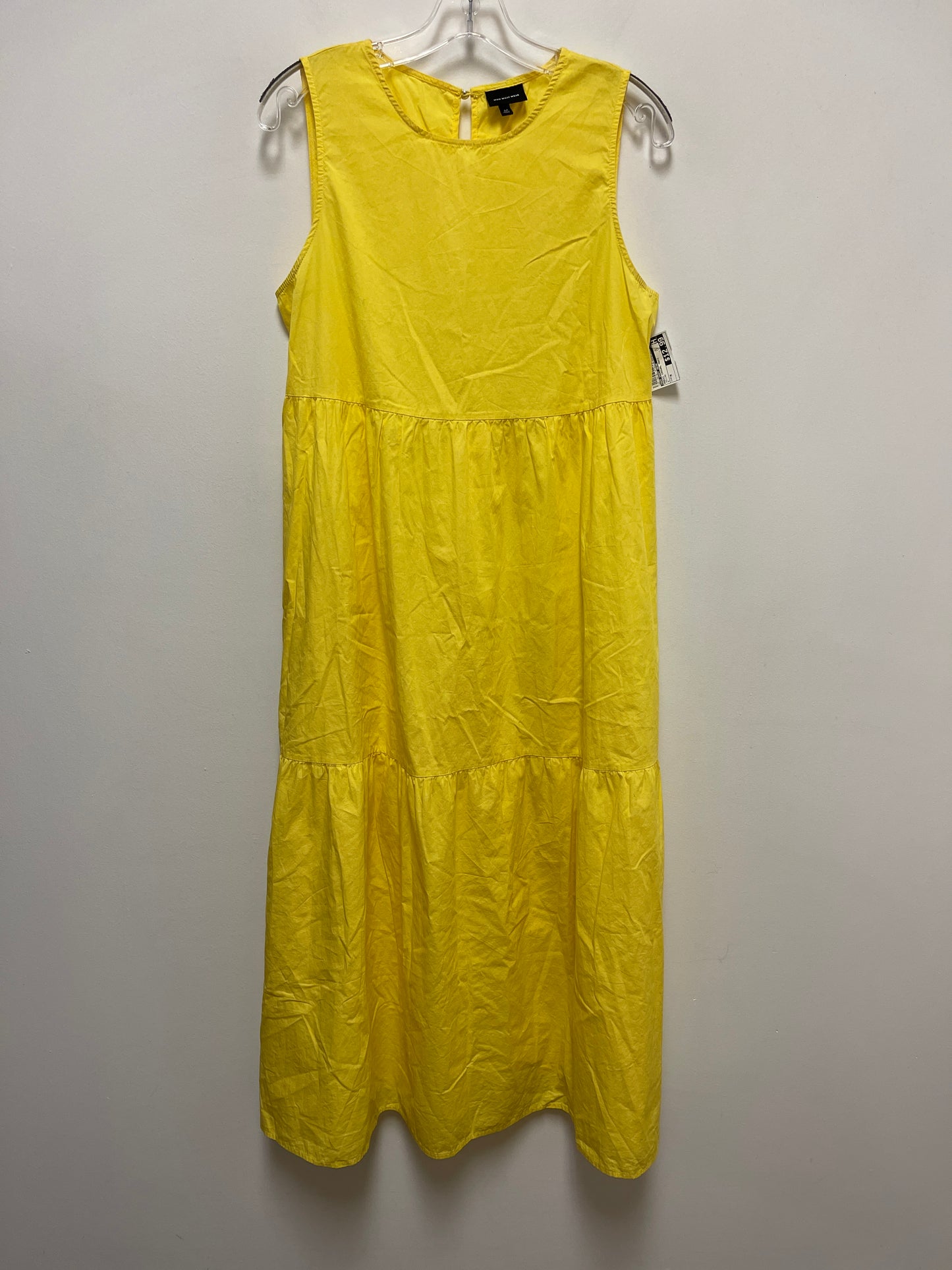 Dress Casual Maxi By Who What Wear In Yellow, Size: M