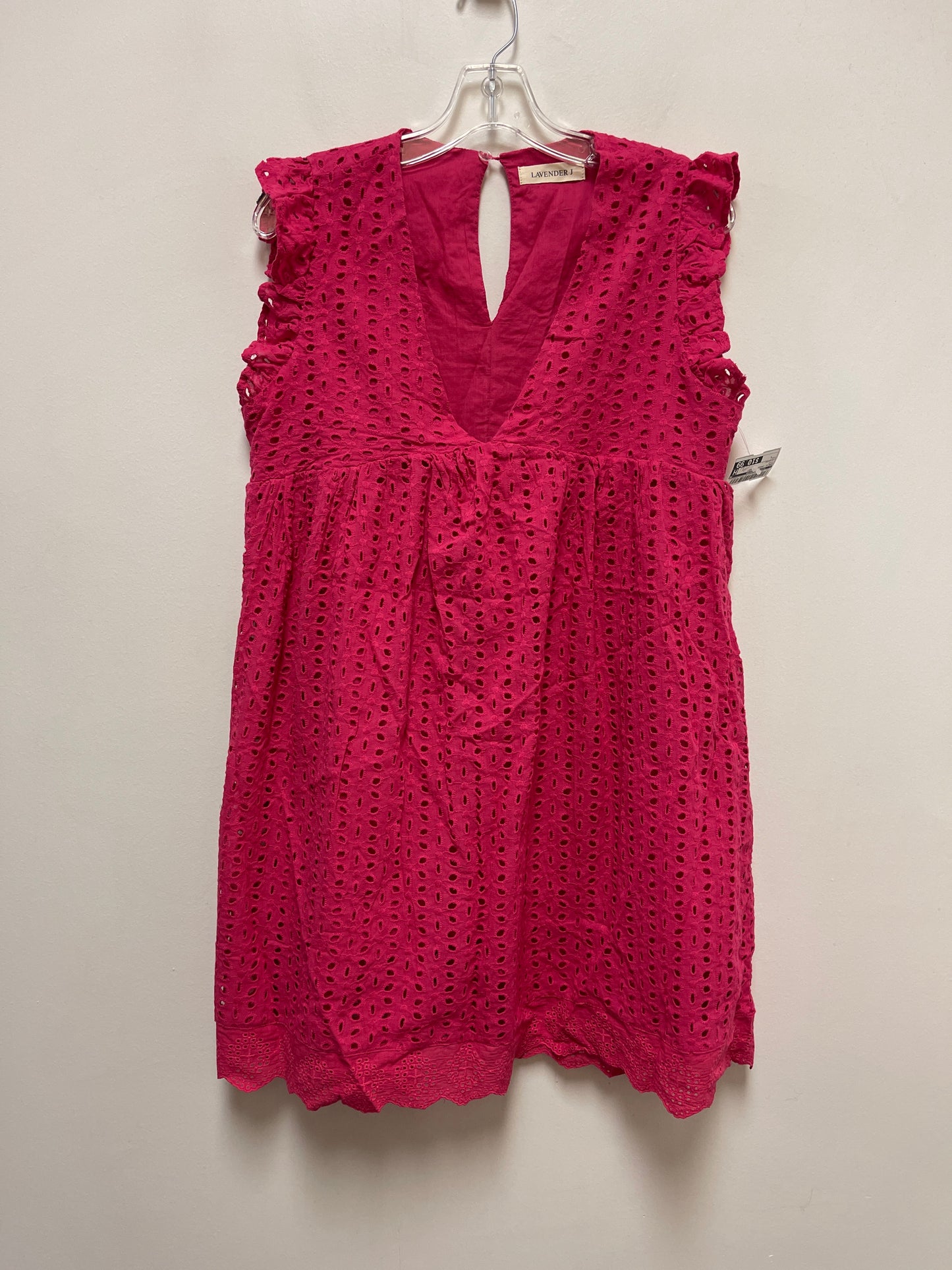 Dress Casual Short By Clothes Mentor In Pink, Size: L