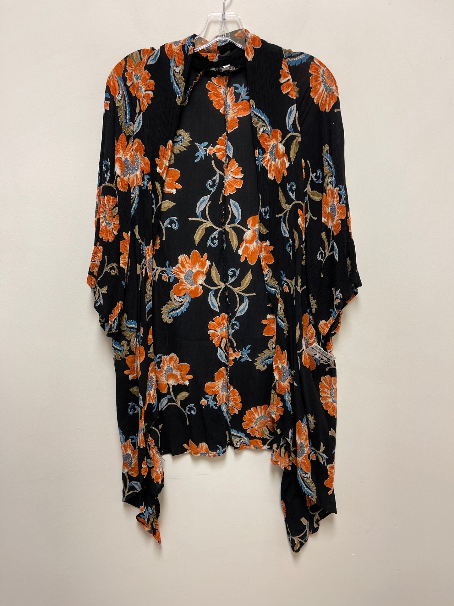 Kimono By Clothes Mentor In Black, Size: S