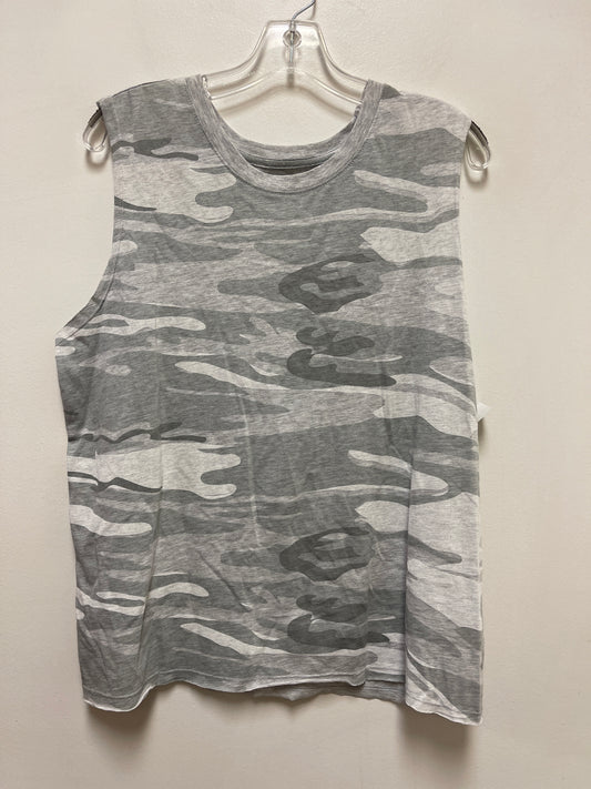 Top Sleeveless By Zoe And Liv In Camouflage Print, Size: Xl