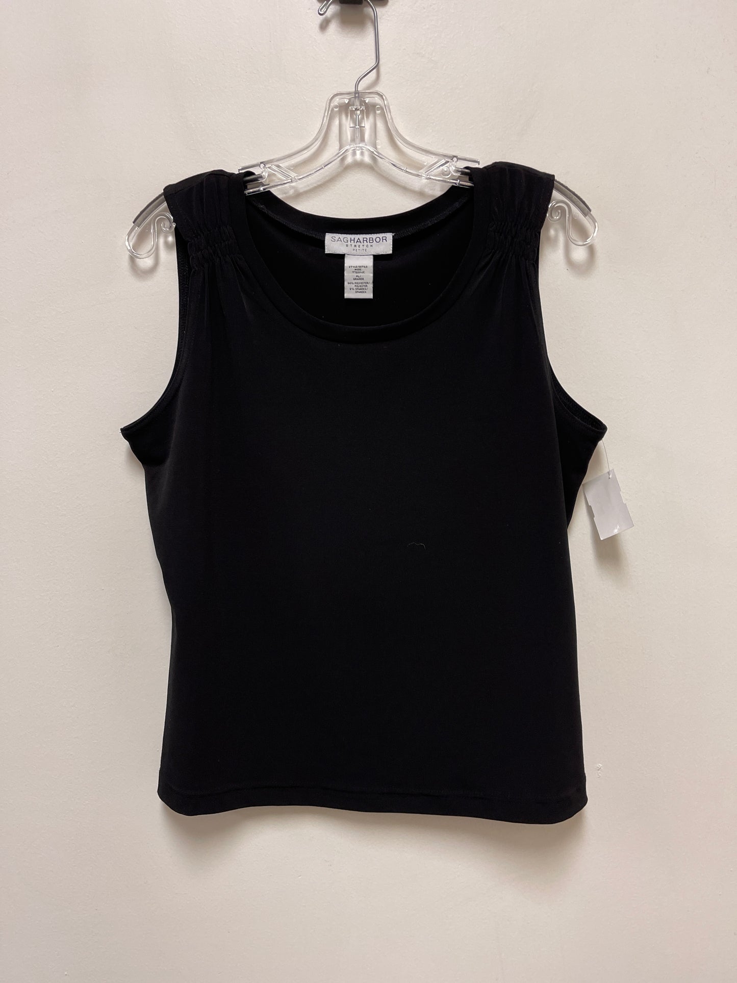 Tank Top By Sag Harbor In Black, Size: L